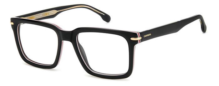 Carrera Uomo Carrera CARRERA 321 M4P Montature da vista Plastica Nero strisciato Squadrata Carrera Uomo Carrera CARRERA 321 M4P Montature da vista Plastica Nero strisciato Squadrata