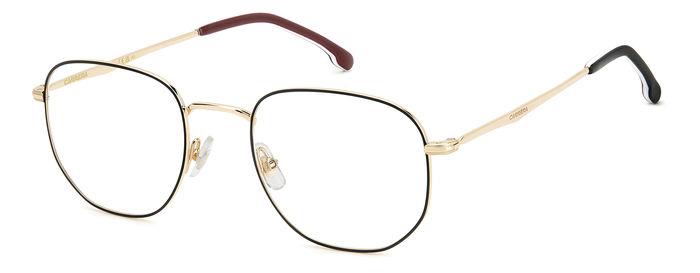 Carrera Uomo Carrera CARRERA 323 I46 Montature da vista Acciaio Nero/Oro Geometrica