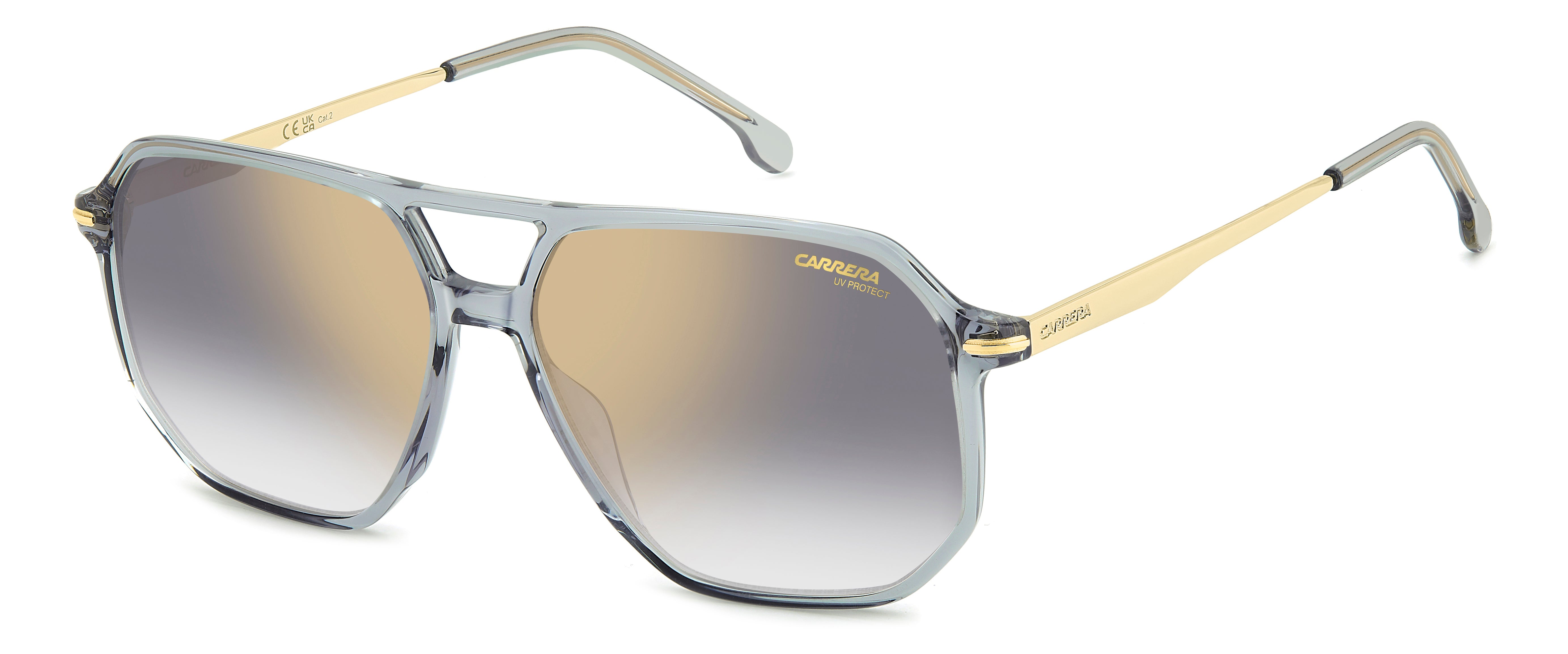 Carrera Uomo Carrera CARRERA 324/S KB7/FQ Occhiali da sole Acetato Grigio Grigio/oro Geometrica Specchiato Carrera Uomo Carrera CARRERA 324/S KB7/FQ Occhiali da sole Acetato Grigio Grigio/oro Geometrica Specchiato