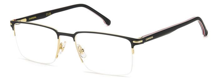 Carrera Uomo Carrera CARRERA 325 I46 Montature da vista Acciaio Nero/Oro Squadrata