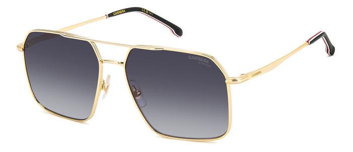 Carrera Uomo Carrera CARRERA 333/S J5G/9O Occhiali da sole Acciaio Oro Grigio Pilot Sfumato
