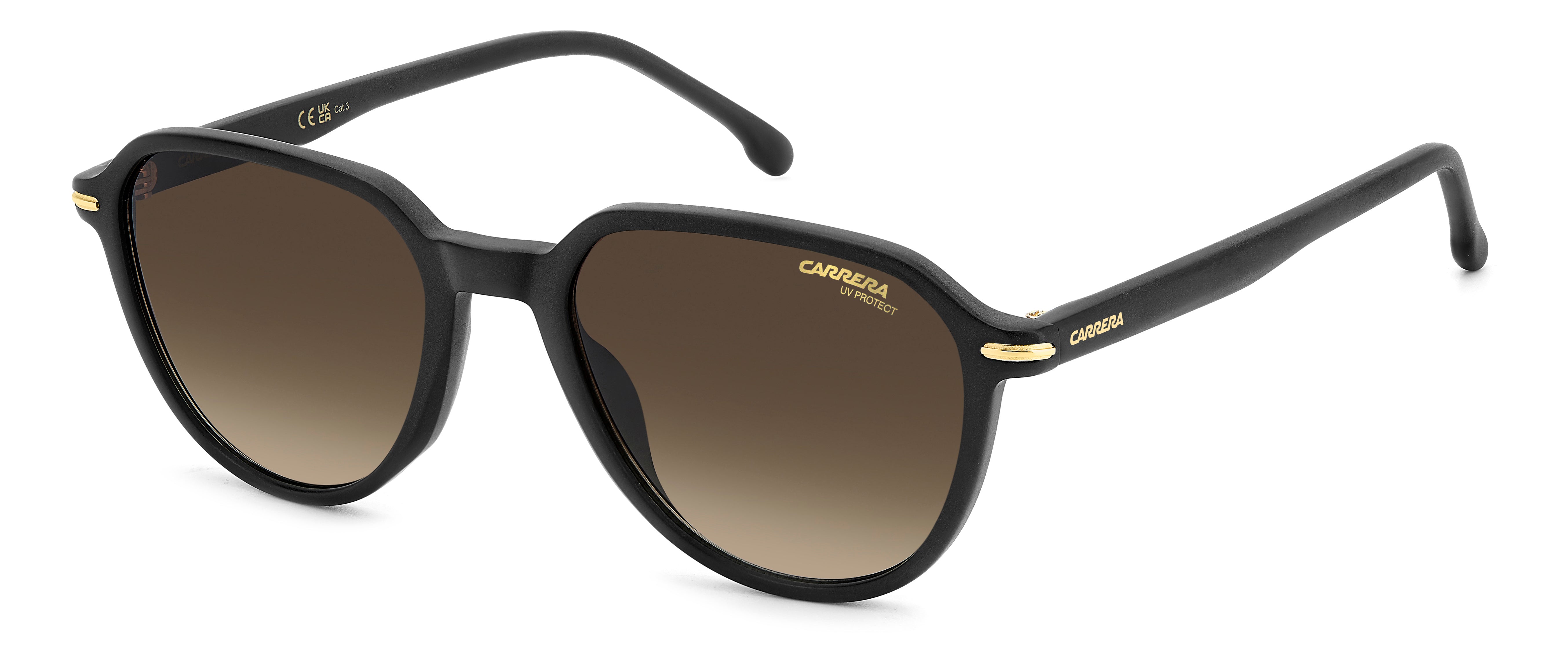 Carrera Uomo Carrera CARRERA 342/S 003/86 Occhiali da sole Acetato Nero Nero Pantos Normale Sfumato