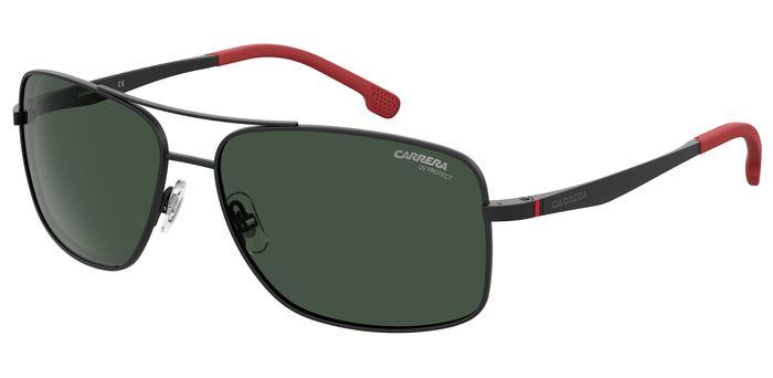 Carrera Uomo Carrera CARRERA 8040/S 003/QT Occhiali da sole Metallo Nero Grigio Squadrata