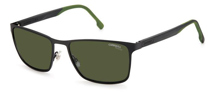 Carrera Uomo Carrera CARRERA 8048/S 7ZJ/UC Occhiali da sole Metallo Nero/Verde Verde Squadrata Polarizzata