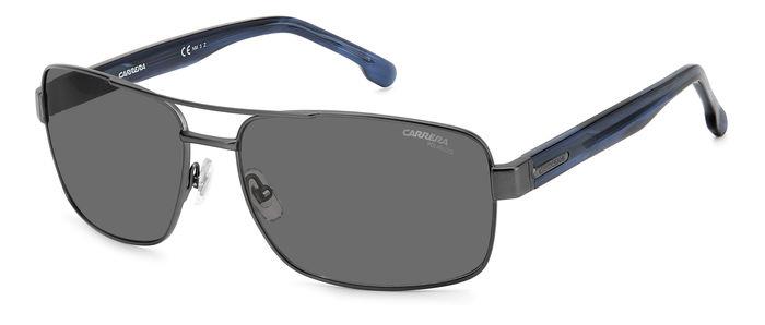 Carrera Uomo Carrera CARRERA 8063/S R80/M9 Occhiali da sole Acciaio Canna di fucile Grigio Squadrata Polarizzata