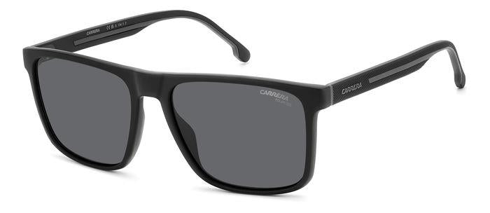 Carrera Uomo Carrera CARRERA 8064/S 08A/M9 Occhiali da sole Acetato Nero Grigio Squadrata Polarizzata