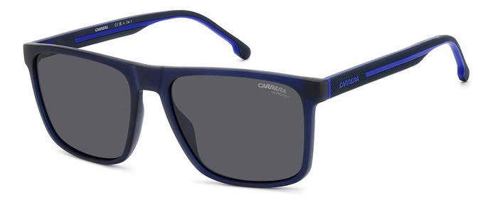 Carrera Uomo Carrera CARRERA 8064/S FLL/IR Occhiali da sole Acetato Blu Grigio Squadrata Normale Carrera Uomo Carrera CARRERA 8064/S FLL/IR Occhiali da sole Acetato Blu Grigio Squadrata Normale