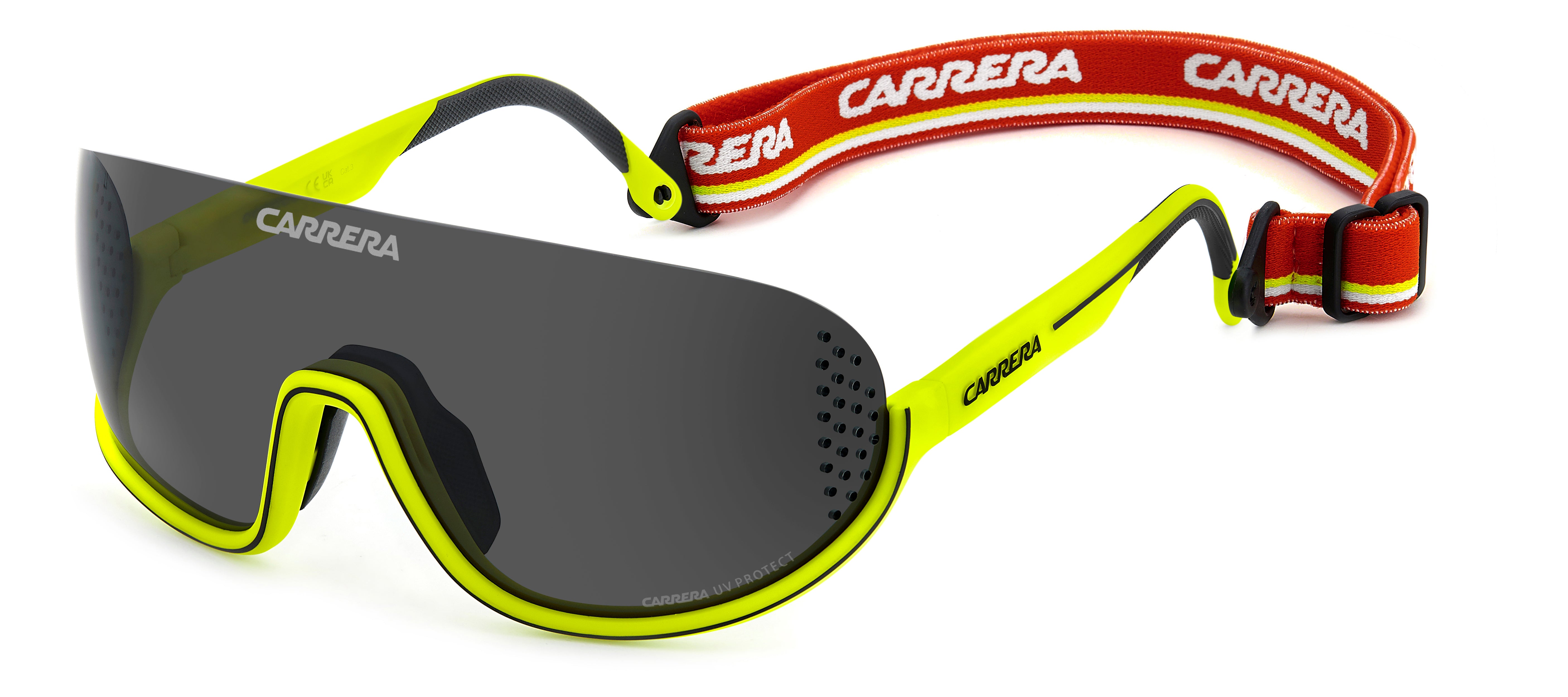 Carrera Uomo Carrera CARRERA EYEDRA 2V7/IR Occhiali da sole Polyamide Giallo Grigio Maschera Normale Carrera Uomo Carrera CARRERA EYEDRA 2V7/IR Occhiali da sole Polyamide Giallo Grigio Maschera Normale