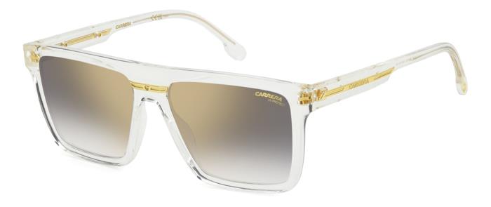 Carrera Uomo Carrera VICTORY C 03/S 900/FQ Occhiali da sole Bio Poliammide Cristallo Grigio/oro Squadrata Specchiato
