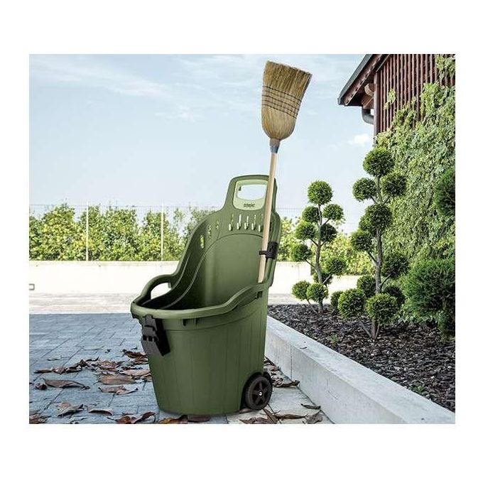 Carriola Multiuso (50Lt) HELPY plastica Verde PF76210