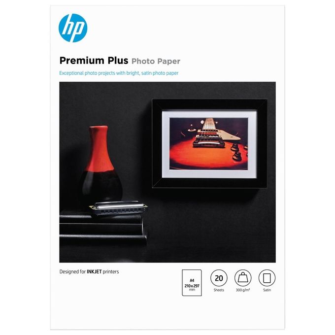 Carta fotografica A4 (20pz) Premium Plus Photo Paper CR673A