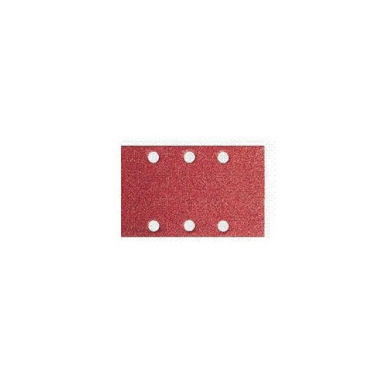 Carta Vetrata Makita 114 X 102 Mm, K40, 10 Pz. 114 X 102 Mm - K40 - 10 Pz. - 6 Fori Carta Vetrata Makita 114 X 102 Mm, K40, 10 Pz. 114 X 102 Mm - K40 - 10 Pz. - 6 Fori
