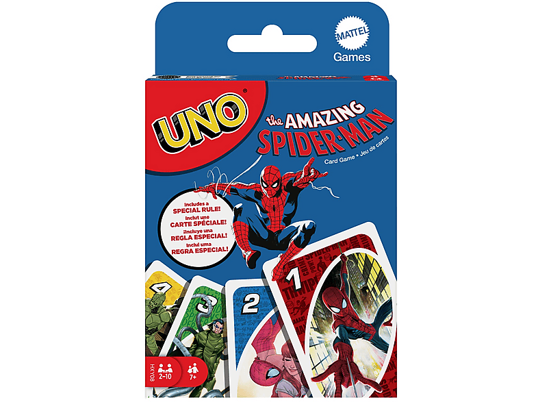 CARTE DA GIOCO MATTEL UNO Spider-Man
