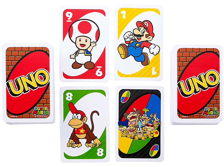 CARTE DA GIOCO MATTEL UNO SUPER MARIO