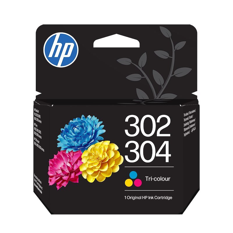 Cartucce HP 302+304 Tricromia (B7RT6AE) Giallo, Ciano, Magenta