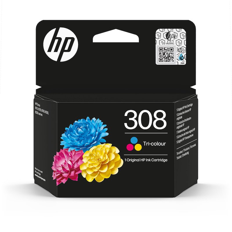 Cartucce HP 308 Tricromia (7FP20UE) Giallo, Ciano, Magenta