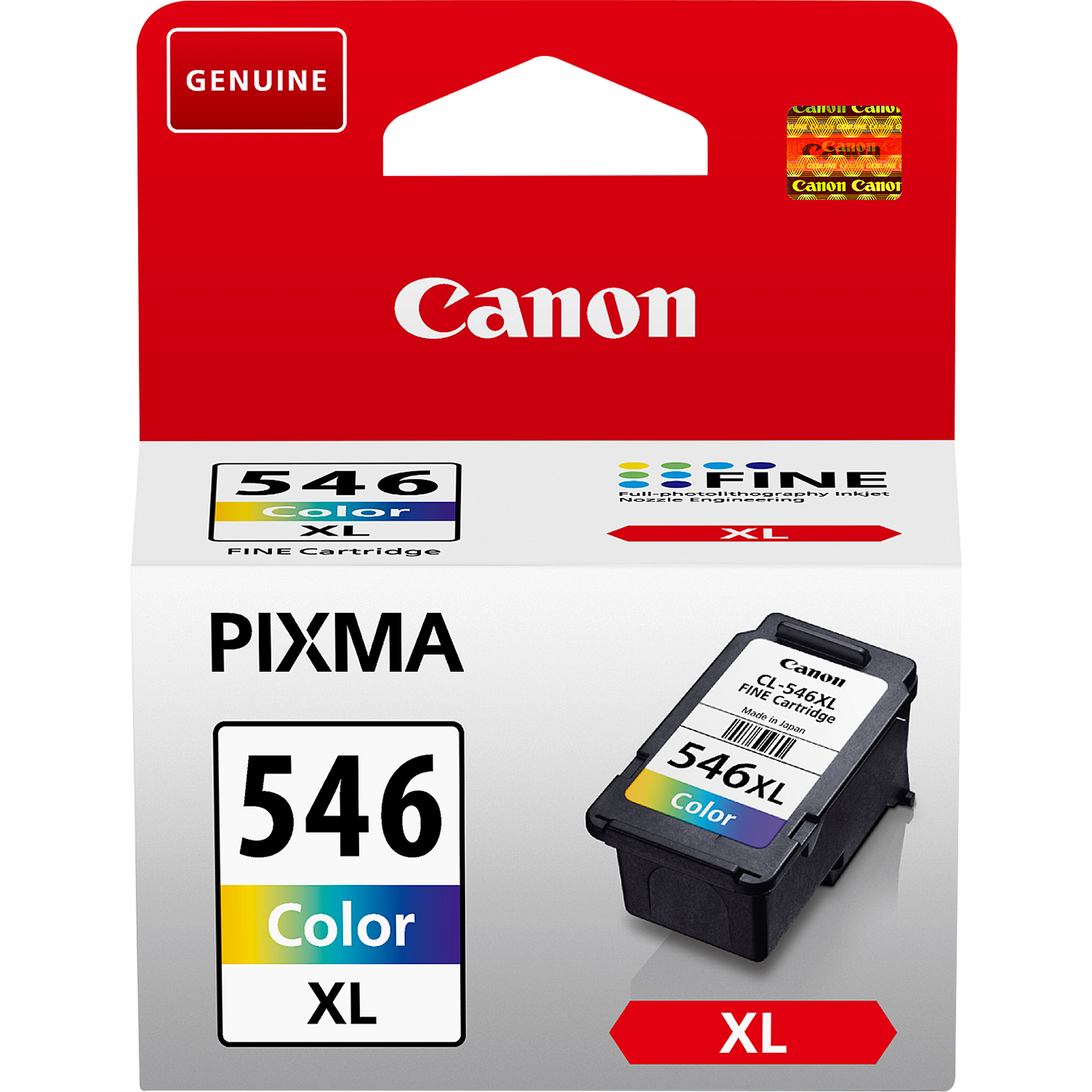 Cartuccia CANON CL-546XL Color Giallo, Ciano, Magenta