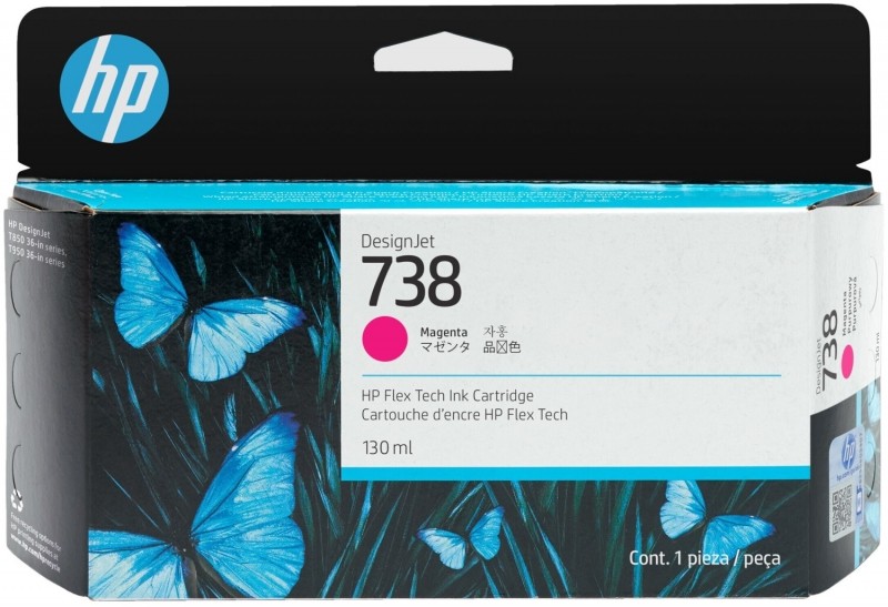 Cartuccia di inchiostro originale HP 498N6A Magenta - 738