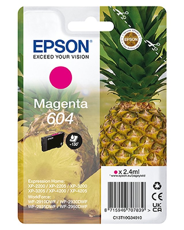 Cartuccia EPSON Ananas 604 Magenta