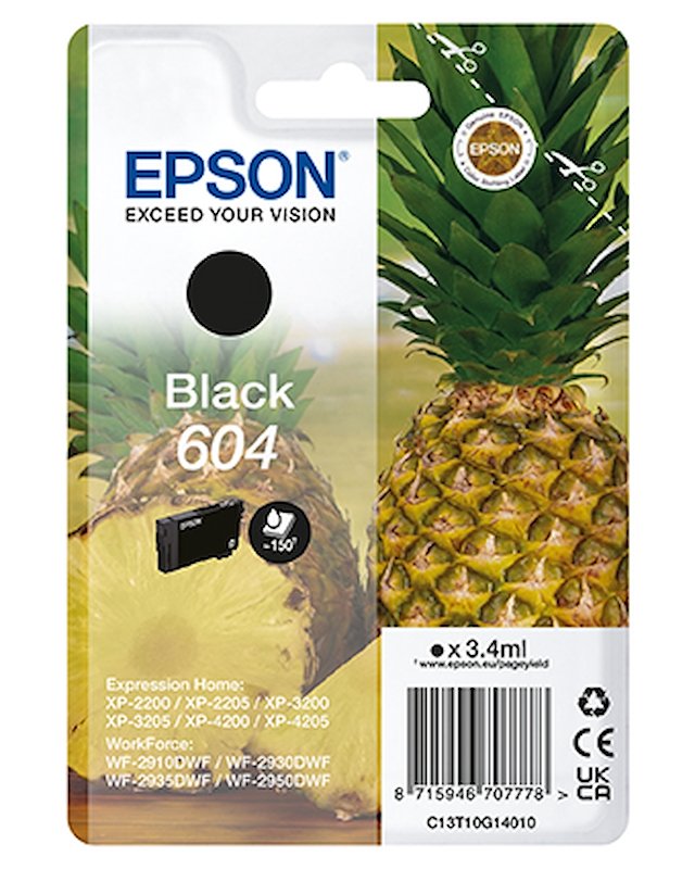 Cartuccia EPSON Ananas 604 Nero