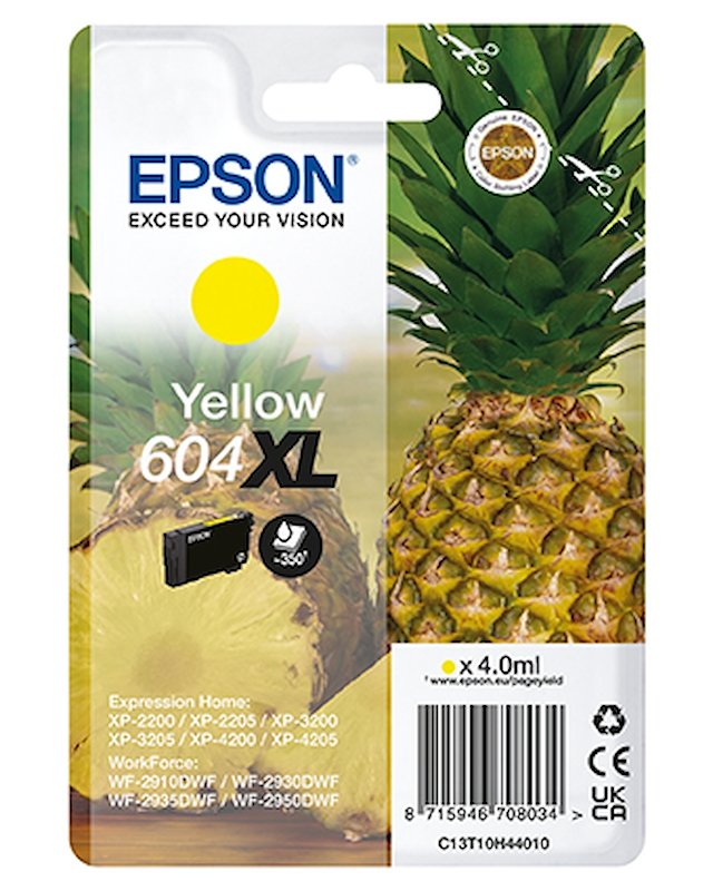 Cartuccia EPSON Ananas 604XL Giallo