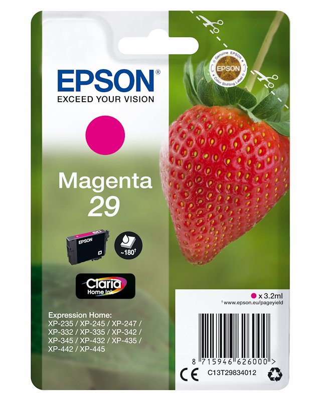 Cartuccia EPSON Fragola 29 Magenta