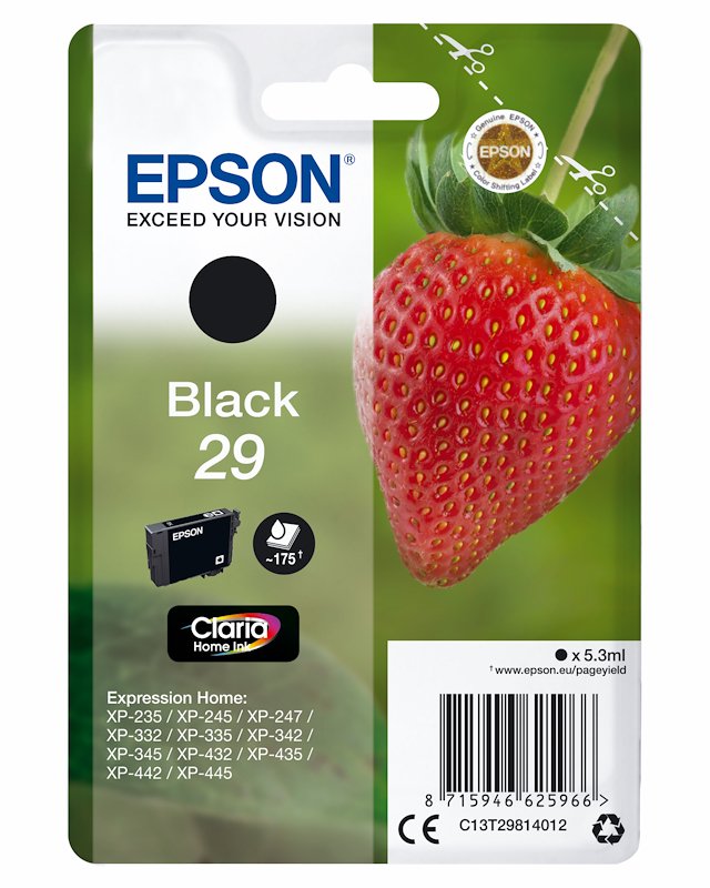 Cartuccia EPSON Fragola 29 Nero