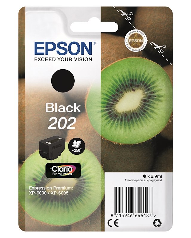 Cartuccia EPSON Kiwi 202 Nero