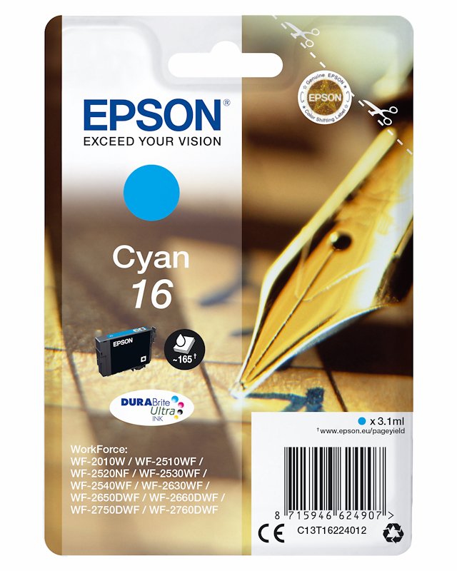 Cartuccia EPSON Penna Cruciverba 16 Ciano Cartuccia EPSON Penna Cruciverba 16 Ciano