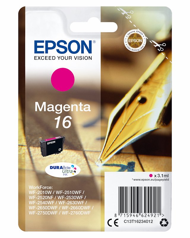 Cartuccia EPSON Penna Cruciverba 16 Magenta