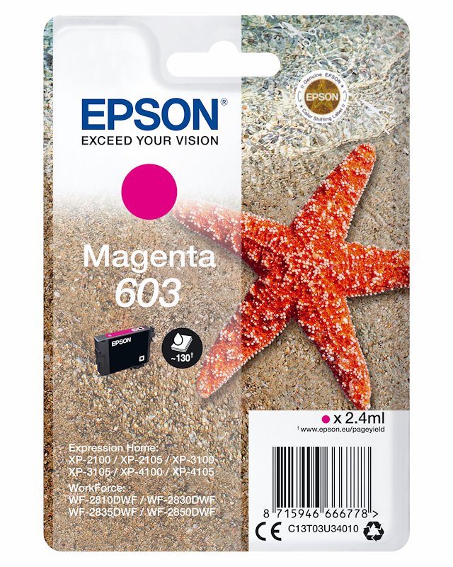 Cartuccia EPSON Stella marina 603 Magenta