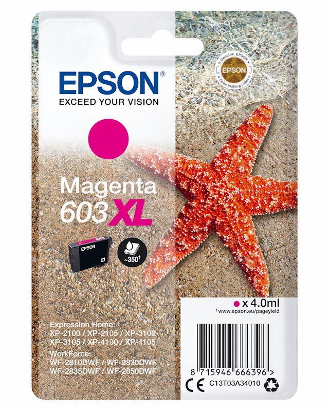 Cartuccia EPSON Stella marina 603XL Magenta
