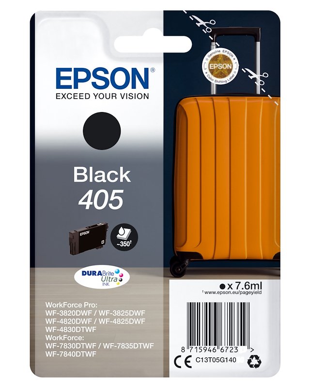 Cartuccia EPSON Valigia 405 Nero