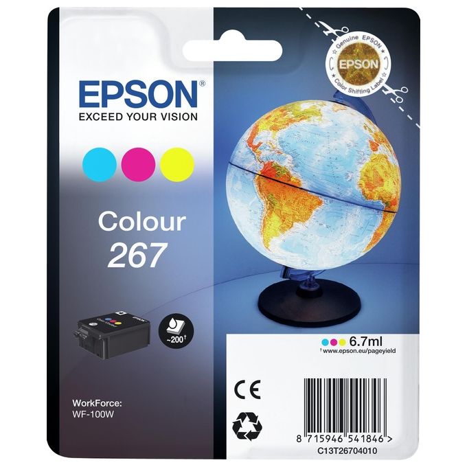 Cartuccia stampante Serie Mappamondo Colore 267 C13T26704020