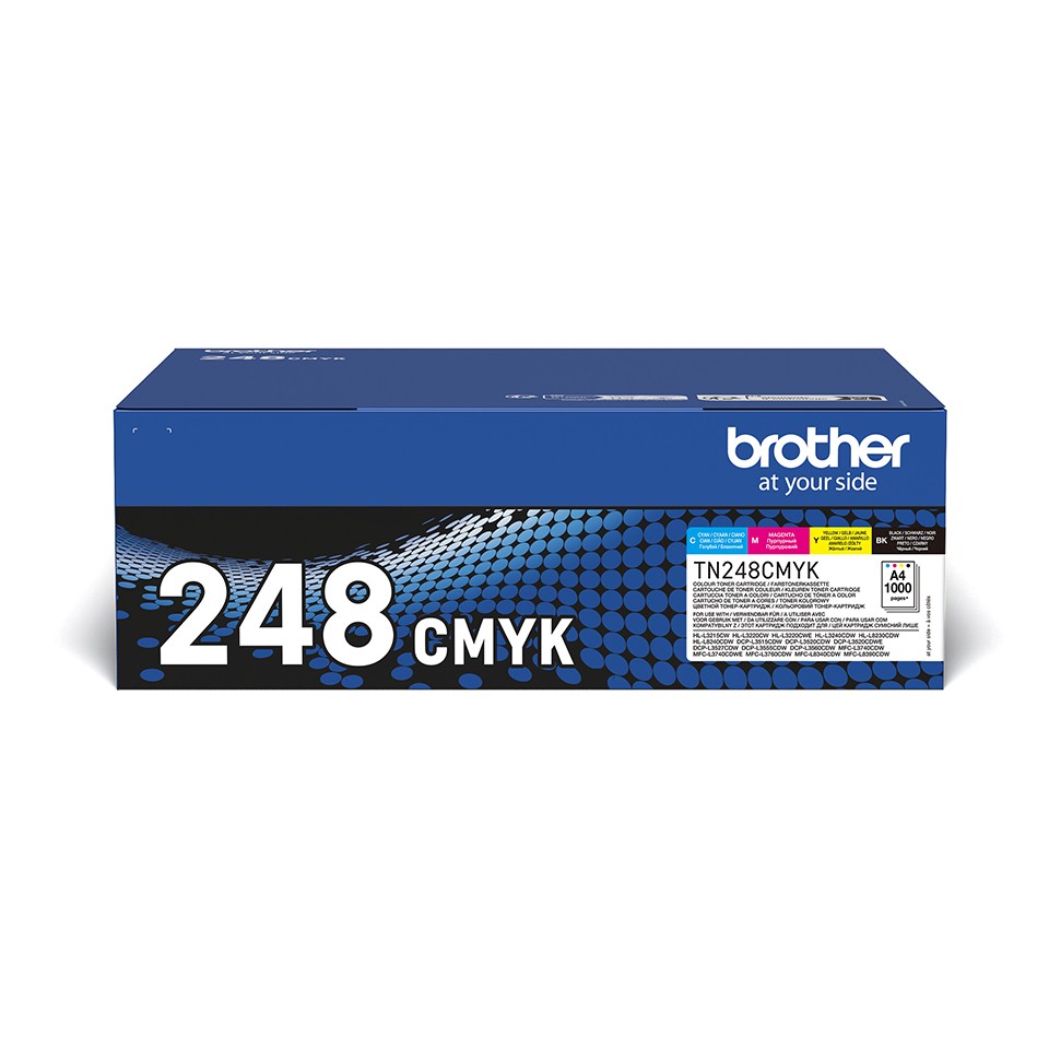 Cartuccia Toner BROTHER TN248 Nero, Giallo, Ciano, Magenta