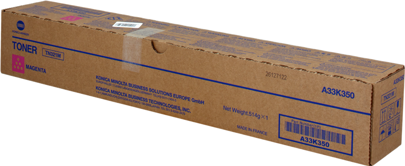 Cartuccia toner originale magenta Konica Minolta TN321 - TN321M/A33K350 Cartuccia toner originale magenta Konica Minolta TN321 - TN321M/A33K350