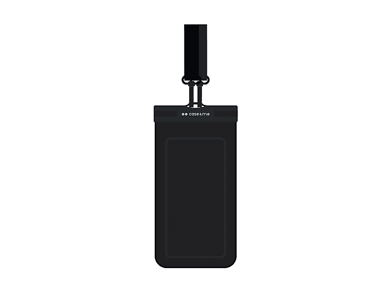 CASE&ME Custodia Waterproof CUSTODIA per Universale Universale, Per smartphone fino a 7.2", Nero