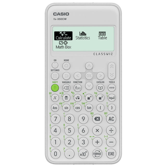 Casio - Calcolatrice Scientifica Fx-350cw-bianco