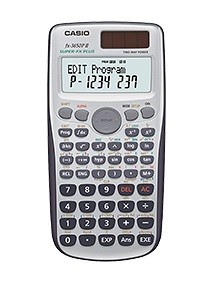 Casio FX-3650PII calcolatrice Tasca Calcolatrice scientifica Nero Argento