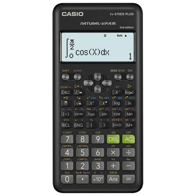 Casio - Fx-570es Plus-2-nero Casio - Fx-570es Plus-2-nero