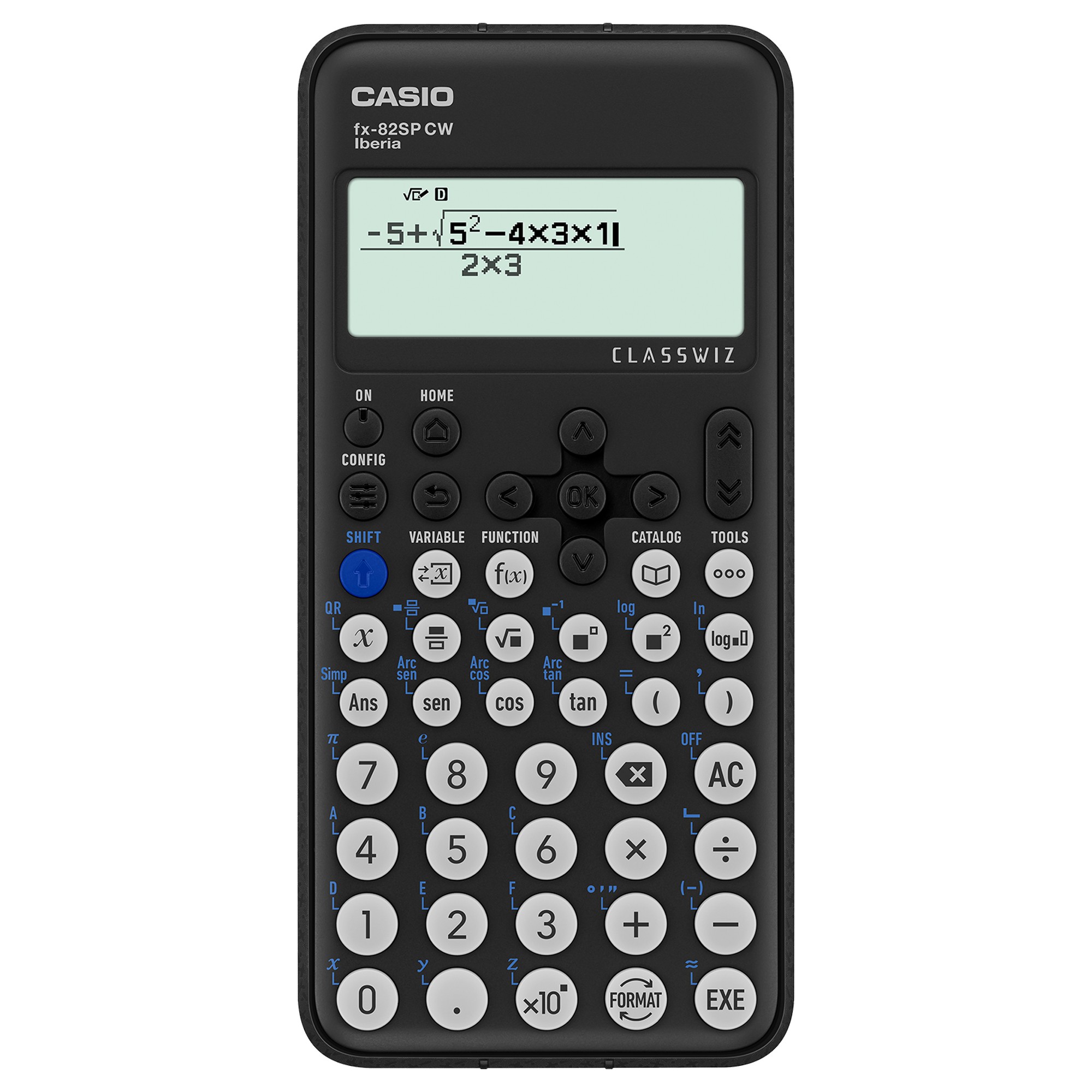 Casio FX-82SPX CW calcolatrice Tasca Calcolatrice scientifica Nero Casio FX-82SPX CW calcolatrice Tasca Calcolatrice scientifica Nero