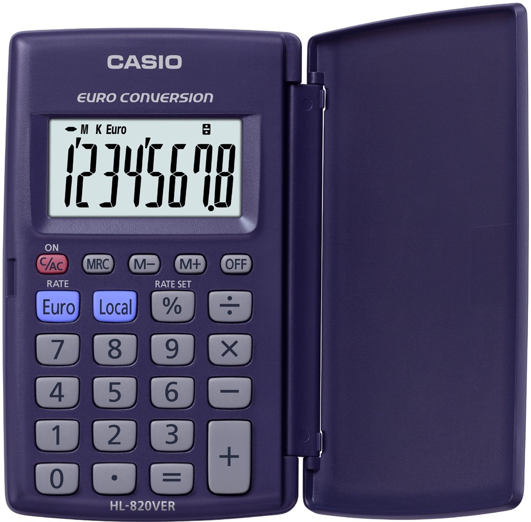 Casio HL-820VER calcolatrice Tasca Calcolatrice di base Blu Casio HL-820VER calcolatrice Tasca Calcolatrice di base Blu