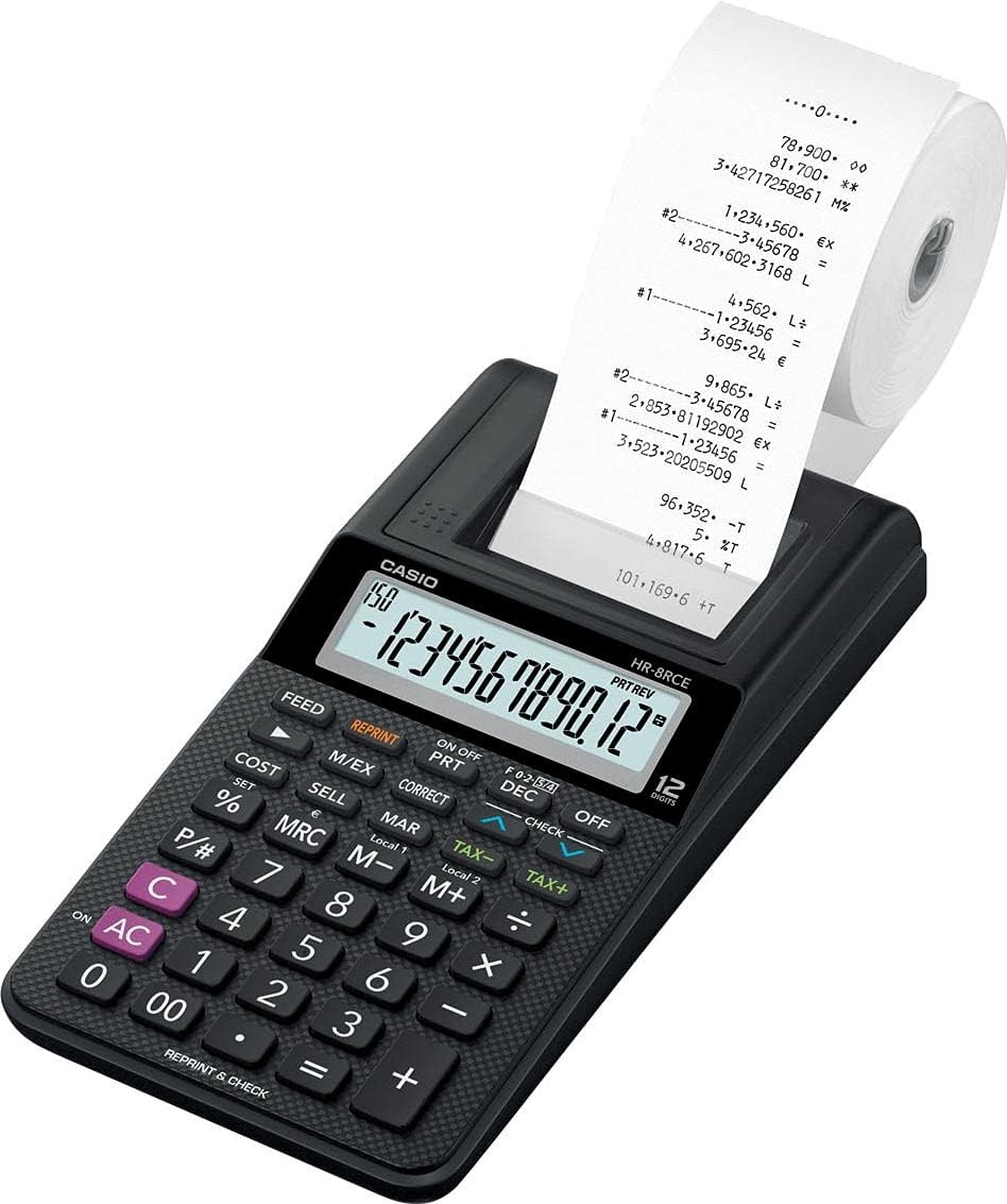 Casio - Hr-8rce-bk-w-nera