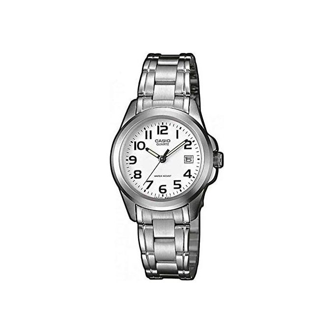 Casio LTP-1259PD-7BEF Collection Orologio Donna Analogico Quarzo Acciaio Inossidabile Vetro Minerale 3 ATM Neobrite colore Argento
