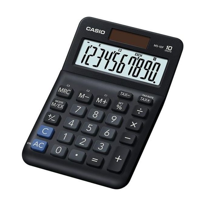 Casio MS-10F Calcolatrice da Tavolo Display a 10 Cifre Casio MS-10F Calcolatrice da Tavolo Display a 10 Cifre