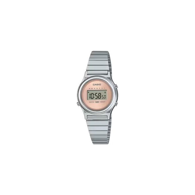 Casio Orologio Digitale al Quarzo Donna con Cinturino in Acciaio Inossidabile