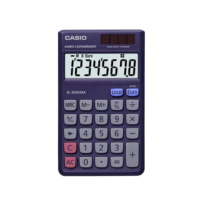 Casio SL-300VERA Calcolatrice da Tasca Blu