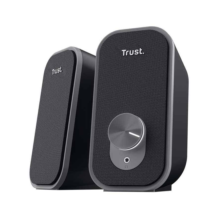 CASSE PC TRUST ADOR 2.0 SPEAKER SET, Potenza totale 12, Numero di casse 2, Black