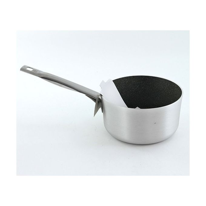 Casseruola Alluminio antiaderente (20cm) 1 manico PROFESSIONALE SERIE 2800 Alluminato e Nero 2826 20