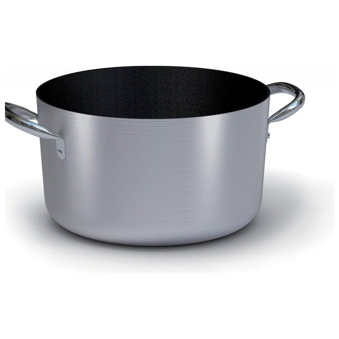 Casseruola Alluminio antiaderente (28cm) PROFESSIONALE SERIE 2000 Alluminato e Nero 2018 28